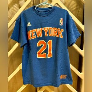 NY Knicks exclusive Adidas Madison Square Garden t-shirt, Boy’s size 8